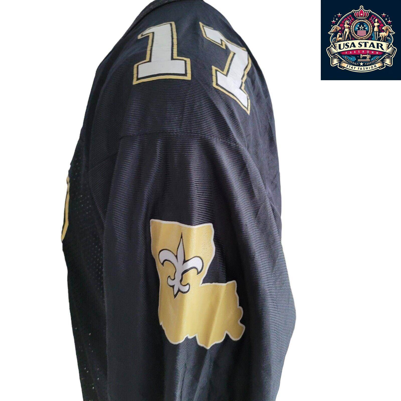 Russell Athletic Vintage New Orleans Saints Jersey Jim Everett 17 Adult XL - Classic Comfort Fit - USASTARFASHION