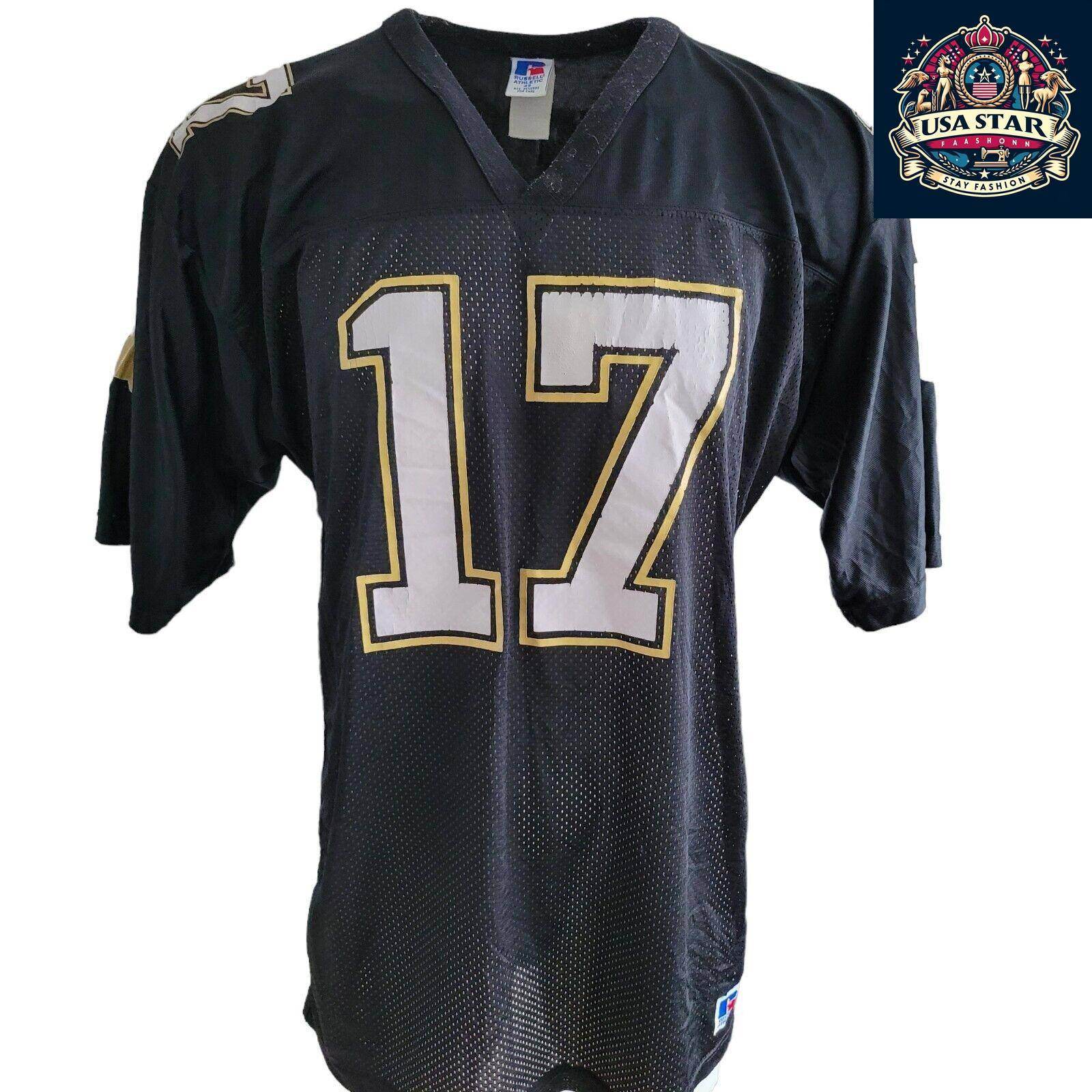 Russell Athletic Vintage New Orleans Saints Jersey Jim Everett 17 Adult XL - Classic Comfort Fit - USASTARFASHION