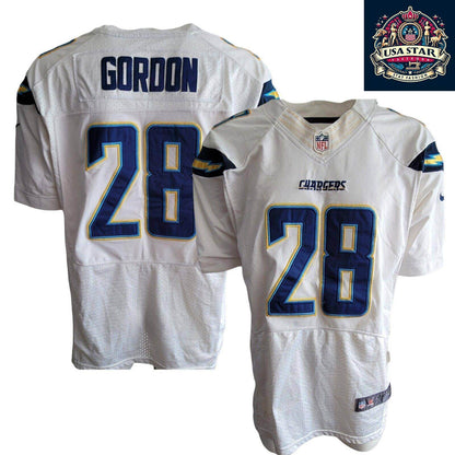 San Diego Chargers Jersey Size L Gordon 28 - Authentic Nike, Lightweight, Breathable Fabric - USASTARFASHION