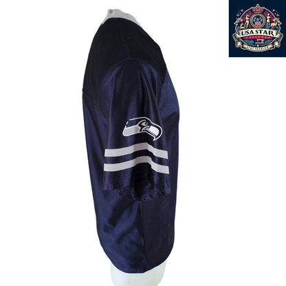 Seattle Seahawks Jersey 3 Russell Wilson Youth XXL (18 - 20) & Adult S - Official NFL Apparel - USASTARFASHION