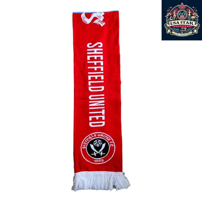 Sheffield United Scarf Vs Manchester City FA Cup Semi - Final Wembley 2023 Collector's Item - USASTARFASHION