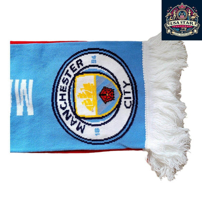 Sheffield United Scarf Vs Manchester City FA Cup Semi - Final Wembley 2023 Collector's Item - USASTARFASHION