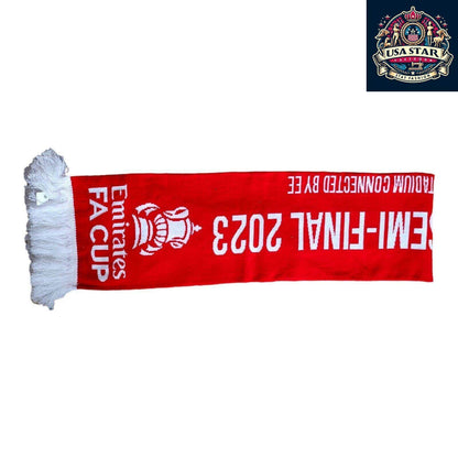 Sheffield United Scarf Vs Manchester City FA Cup Semi - Final Wembley 2023 Collector's Item - USASTARFASHION