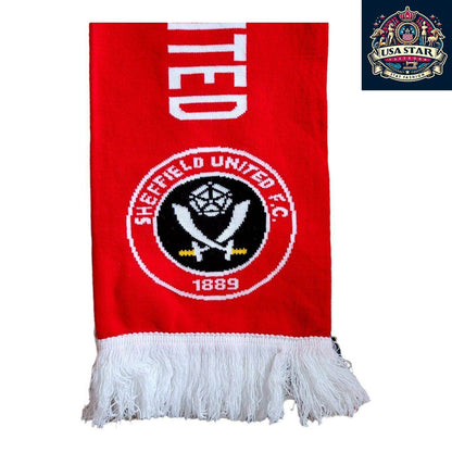 Sheffield United Scarf Vs Manchester City FA Cup Semi - Final Wembley 2023 Collector's Item - USASTARFASHION