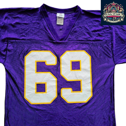 Signed Minnesota Vikings Jersey 69 Jared Allen - Men's Large, Authentic Collectible with Autographs - USASTARFASHION