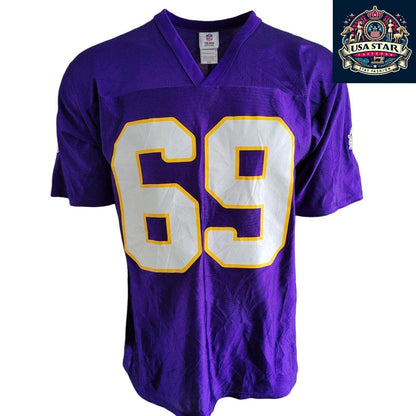 Signed Minnesota Vikings Jersey 69 Jared Allen - Men's Large, Authentic Collectible with Autographs - USASTARFASHION
