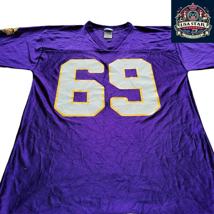 Signed Minnesota Vikings Jersey 69 Jared Allen - Men's Large, Authentic Collectible with Autographs - USASTARFASHION