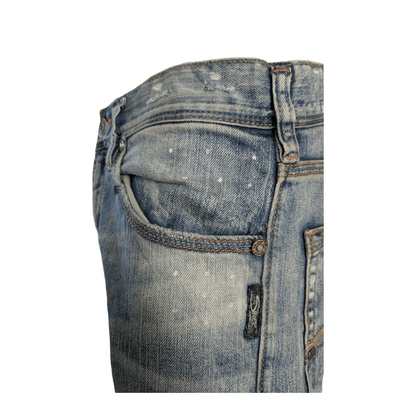 Silver Jeans Co. Eddie Men’s Jeans W31 L32 Relaxed Fit Straight Leg Blue Denim - USASTARFASHION