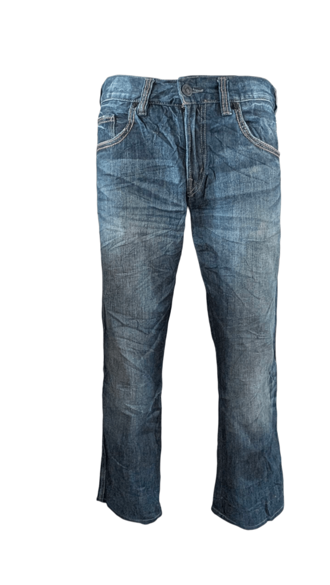 Silver Jeans Co. Grayson Heritage Men’s Jeans W32 L36 Blue Denim Straight Leg - USASTARFASHION