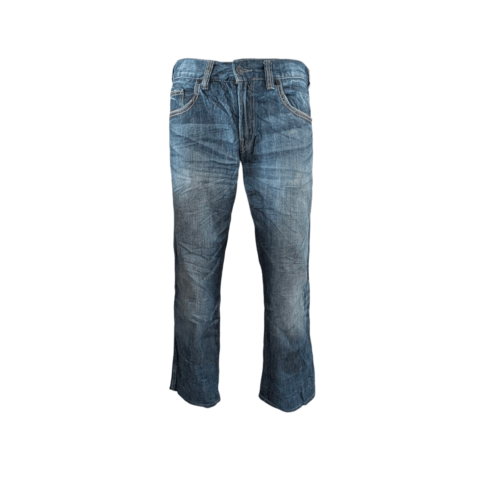 Silver Jeans Co. Grayson Heritage Men’s Jeans W32 L36 Blue Denim Straight Leg - USASTARFASHION