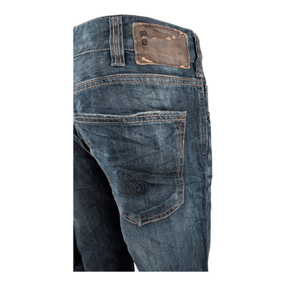 Silver Jeans Co. Grayson Heritage Men’s Jeans W32 L36 Blue Denim Straight Leg - USASTARFASHION