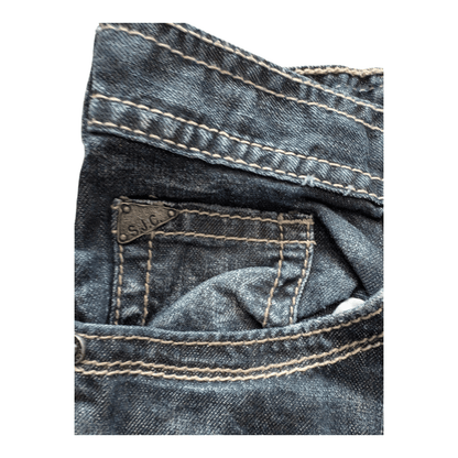 Silver Jeans Co. ZAC Men’s Jeans W36 L32 Dark Wash Straight Fit Denim - USASTARFASHION