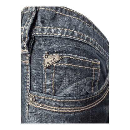 Silver Jeans Co. ZAC Men’s Jeans W36 L32 Dark Wash Straight Fit Denim - USASTARFASHION