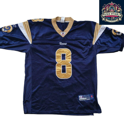 St Louis Rams Jersey 8 Bradford By Reebok, Size 48, Authentic Design, Great Condition - USASTARFASHION