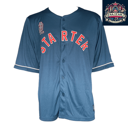 Starter Black Label Jersey Men's Teal 71 Baseball Jersey, Size M - Comfortable & Stylish Fit - USASTARFASHION