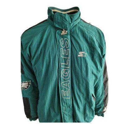 STARTER PRO LINE NFL Mens Philadelphia Eagles Jacket, Green Large - USASTARFASHION