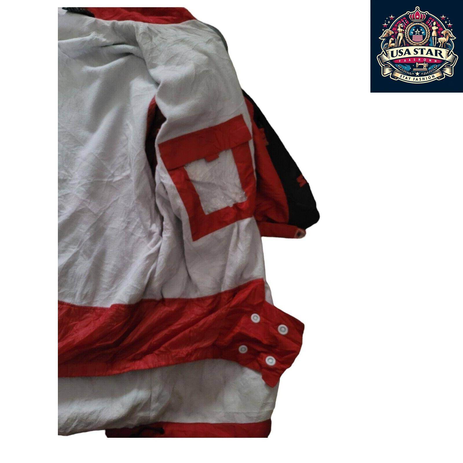Starter Hockey Jacket 2XL - Versatile Style, Removable Hoodie, Multiple Pockets, Comfortable Fit - USASTARFASHION