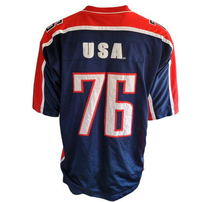 Steve & Barry's USA #76 Jersey with Thermal Undershirt sz 2XL - USASTARFASHION