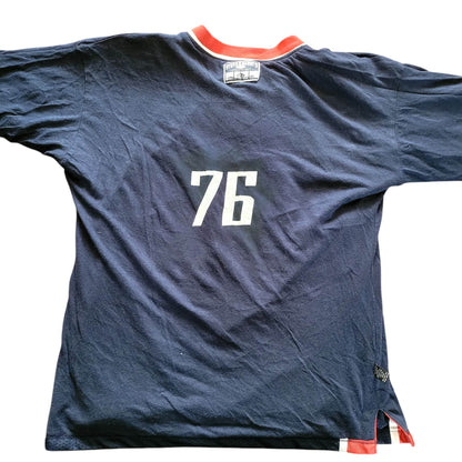 Steve & Barry's USA 76 Jersey with Thermal Undershirt sz 2XL - USASTARFASHION