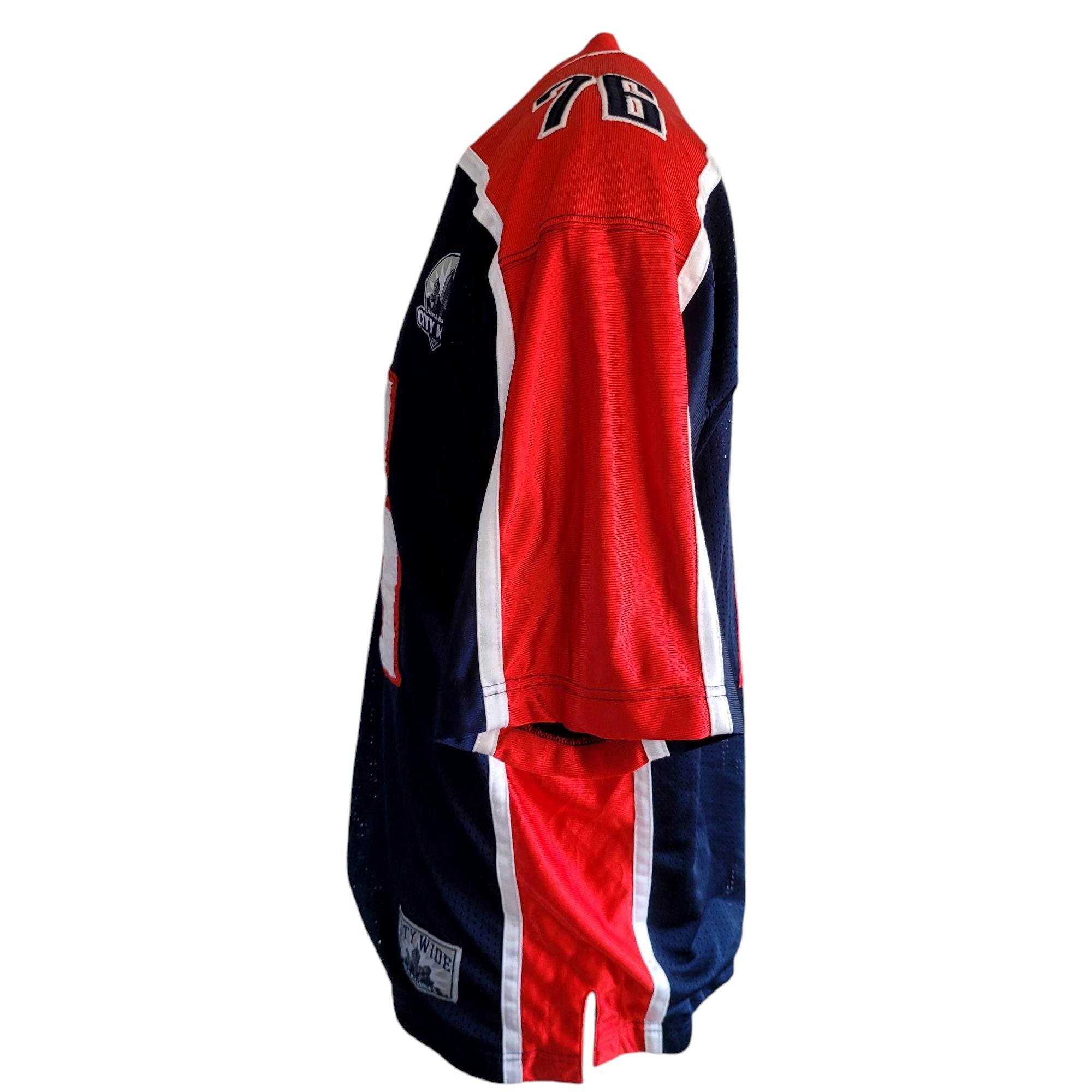 Steve & Barry's USA 76 Jersey with Thermal Undershirt sz 2XL - USASTARFASHION