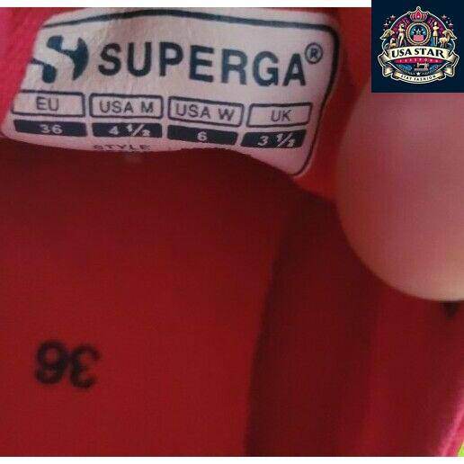 Superga Platform Espadrille UK 3.5 Burgundy Red - Stylish Summer Comfort with Classic Design - USASTARFASHION