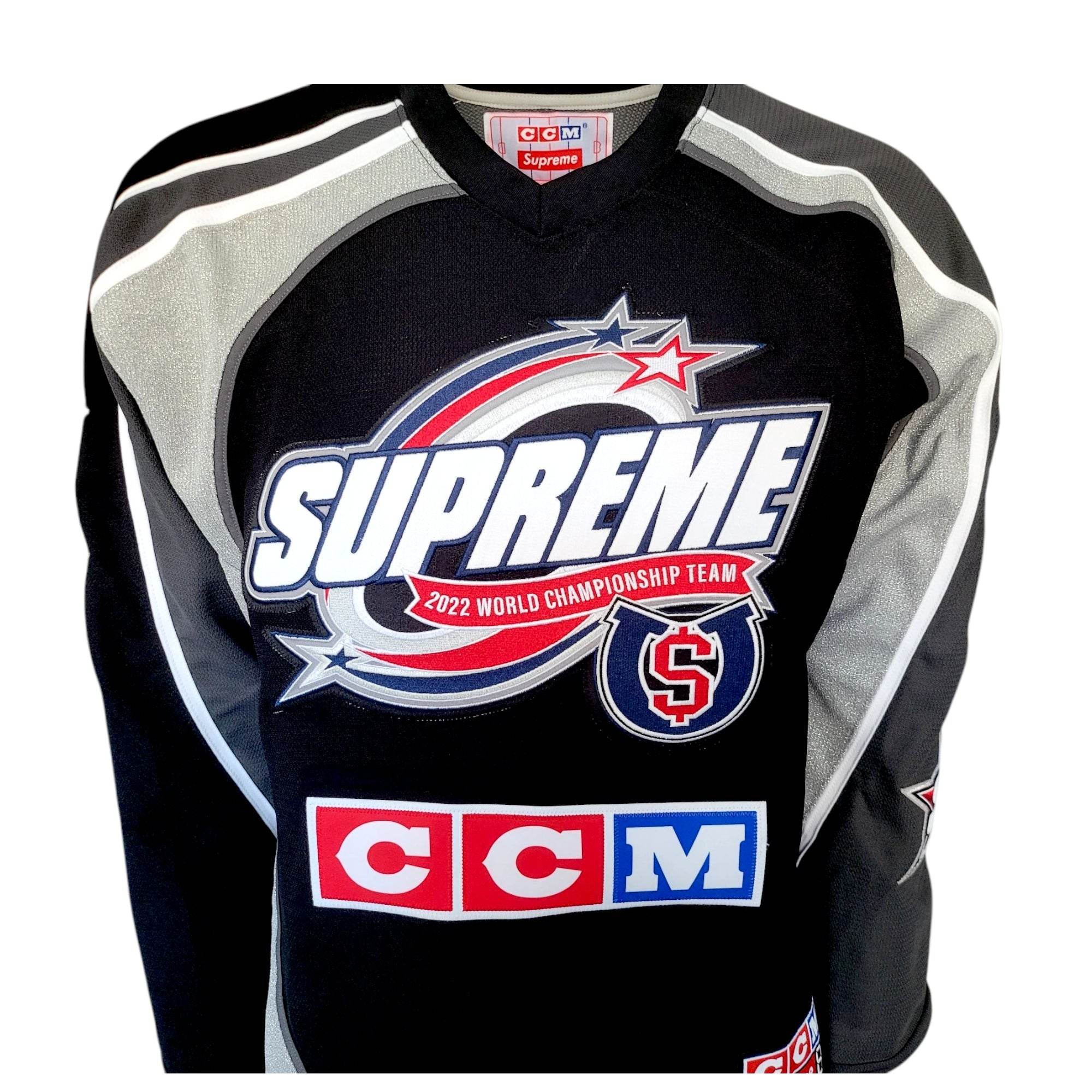 Supreme x CCM All Stars Hockey Jersey – Medium, Canada Made - USASTARFASHION