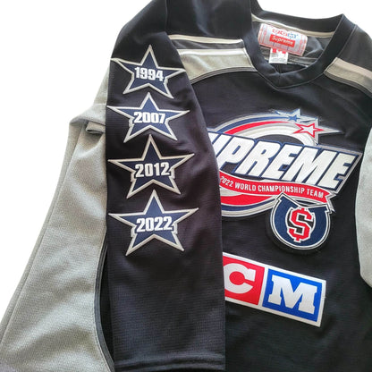 Supreme x CCM All Stars Hockey Jersey – Medium, Canada Made - USASTARFASHION