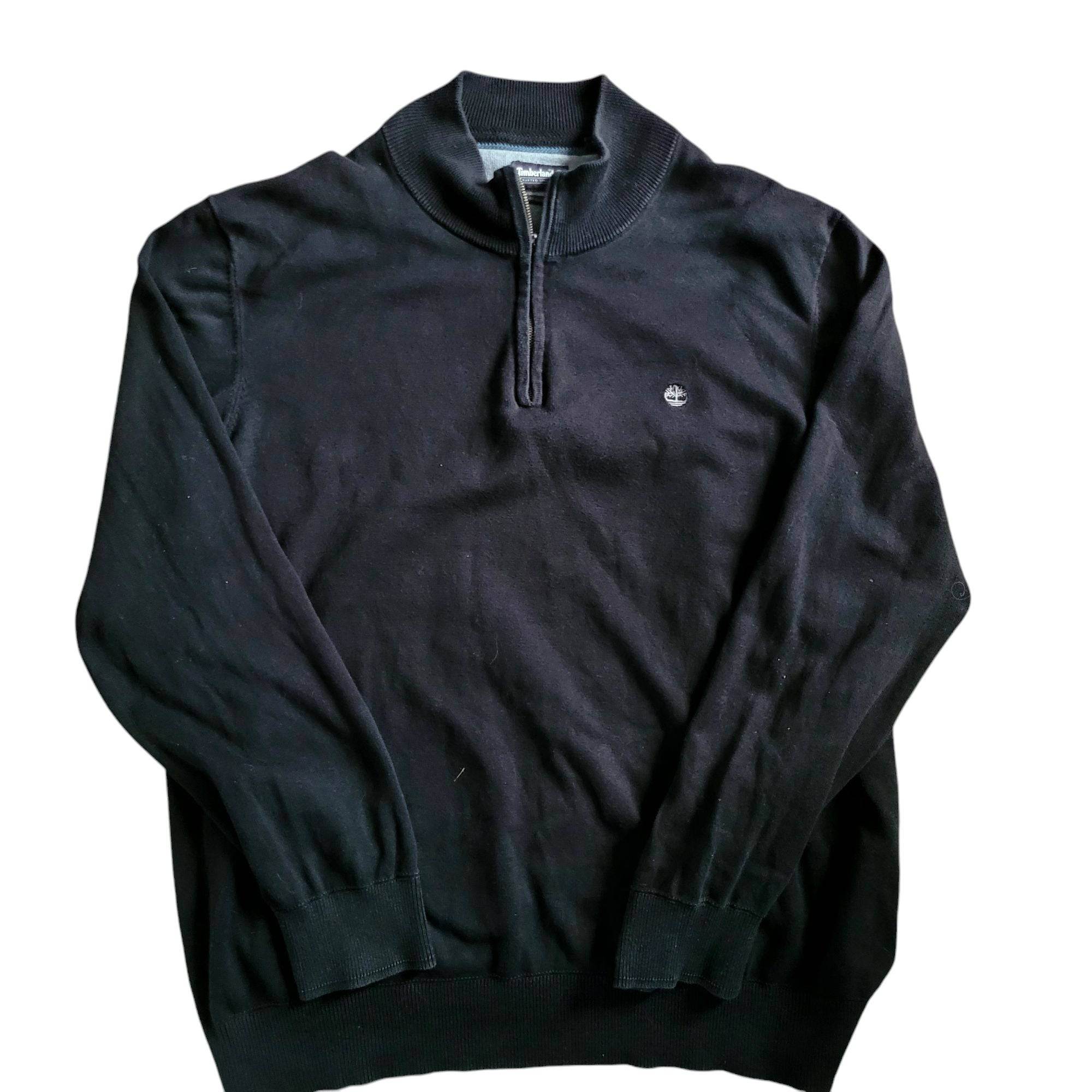 Timberland Black Quarter - Zip Sweater - Size XXL - USASTARFASHION