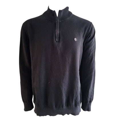 Timberland Black Quarter - Zip Sweater - Size XXL - USASTARFASHION