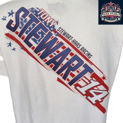 Tony Stewart T-Shirt 14 - Large Comfort Fit, Bold Graphics for NASCAR Fans by Chase Authentics - USASTARFASHION