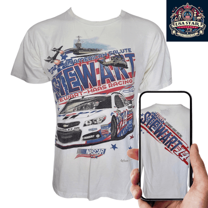 Tony Stewart T-Shirt 14 - Large Comfort Fit, Bold Graphics for NASCAR Fans by Chase Authentics - USASTARFASHION