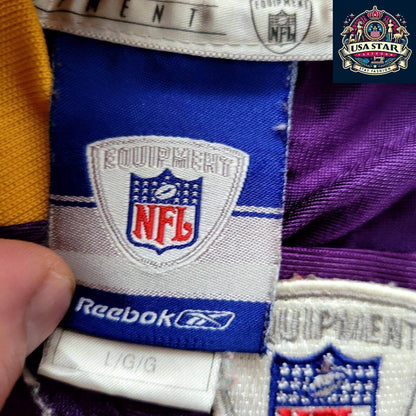 Troy Williamson Jersey 82 Minnesota Vikings Authentic Reebok Large Purple NFL Fan Gear - USASTARFASHION