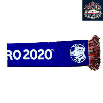 UEFA Euro 2020 Italy Flag Scarf - Official Licensed, Iconic Design, Soft Fabric for Fans - USASTARFASHION