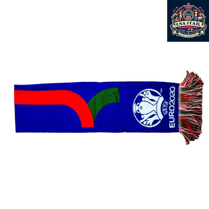 UEFA Euro 2020 Italy Flag Scarf - Official Licensed, Iconic Design, Soft Fabric for Fans - USASTARFASHION