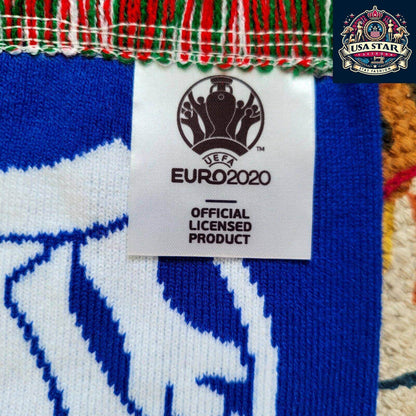 UEFA Euro 2020 Italy Flag Scarf - Official Licensed, Iconic Design, Soft Fabric for Fans - USASTARFASHION
