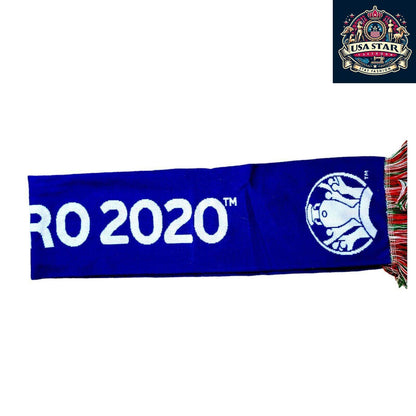 UEFA Euro 2020 Italy Flag Scarf - Official Licensed, Iconic Design, Soft Fabric for Fans - USASTARFASHION