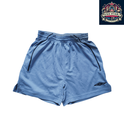 Umbro Men’s Performance Athletic Shorts Light Blue Size LB - USASTARFASHION