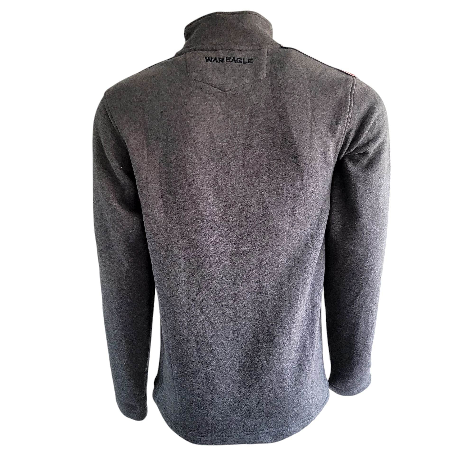 Under Armour Auburn Tigers 1/4 Zip ColdGear Pullover (XS, Gray) Cotton - USASTARFASHION