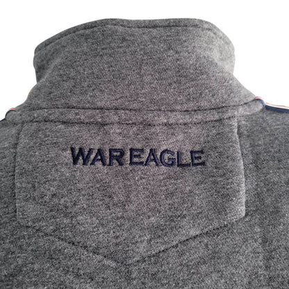 Under Armour Auburn Tigers 1/4 Zip ColdGear Pullover (XS, Gray) Cotton - USASTARFASHION