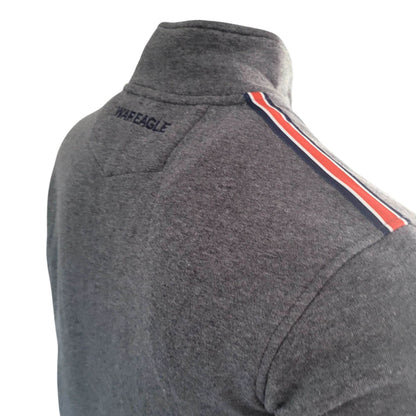 Under Armour Auburn Tigers 1/4 Zip ColdGear Pullover (XS, Gray) Cotton - USASTARFASHION