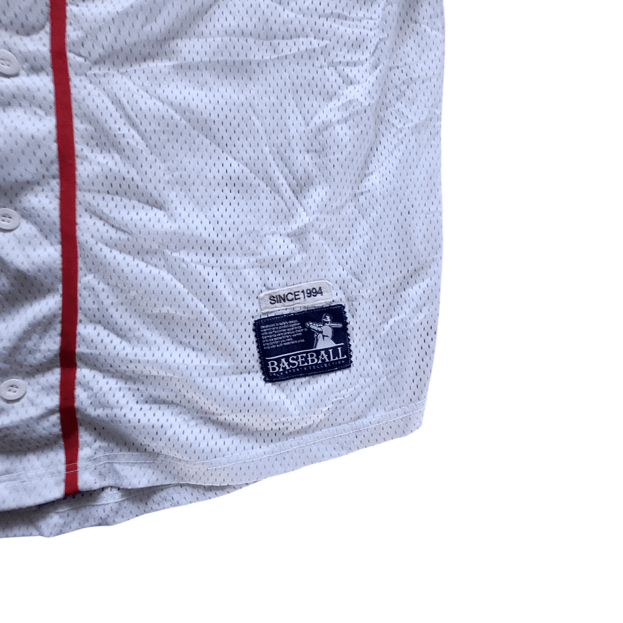 Unisex 2XL Atlanta Baseball Jersey in White/Red with Authentic Logos - K&S Sportswear - USASTARFASHION