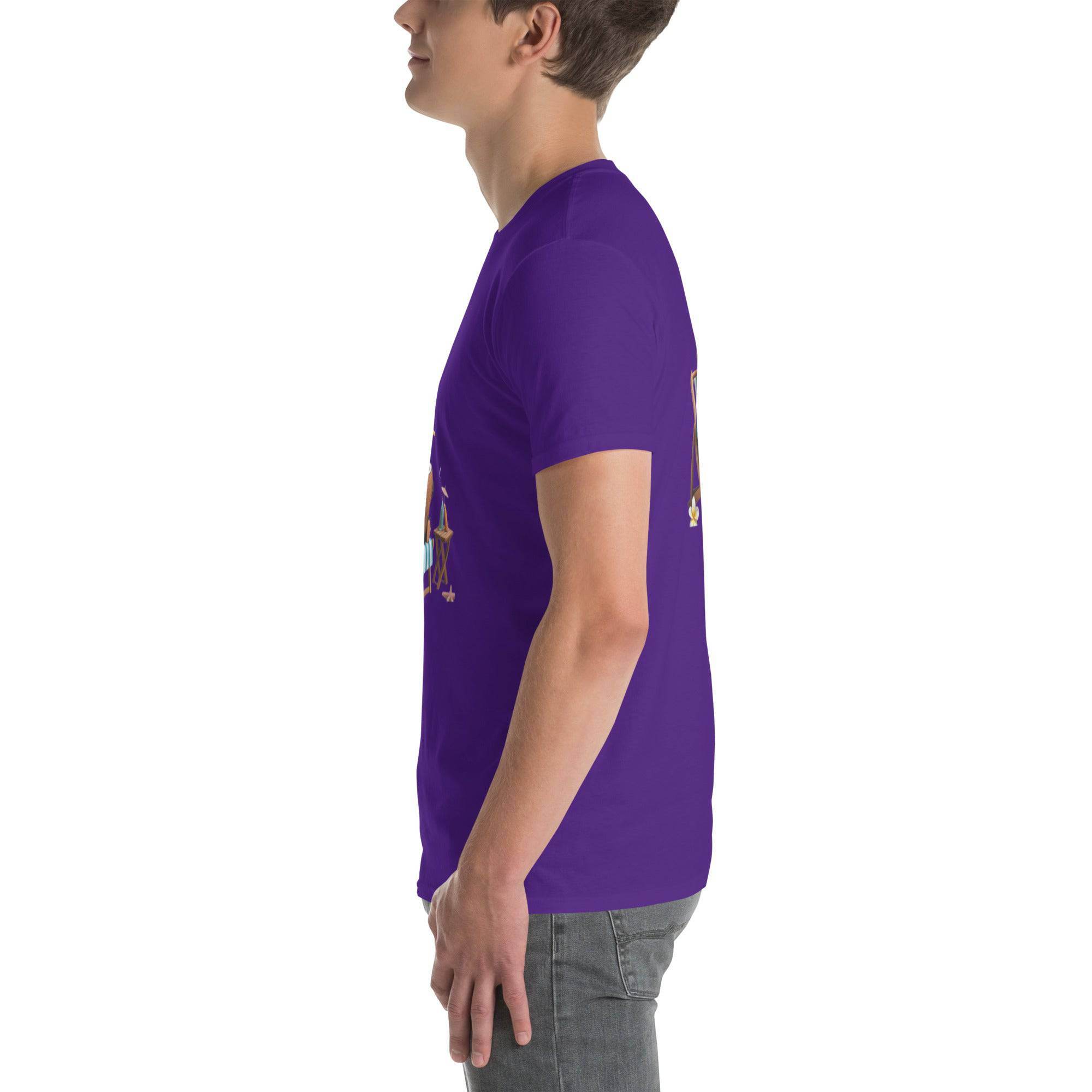 Short Sleeve Cotton T-Shirt - 100% Ring - Spun Cotton, Soft, Comfortable, Durable Fit for Everyone - USASTARFASHION
