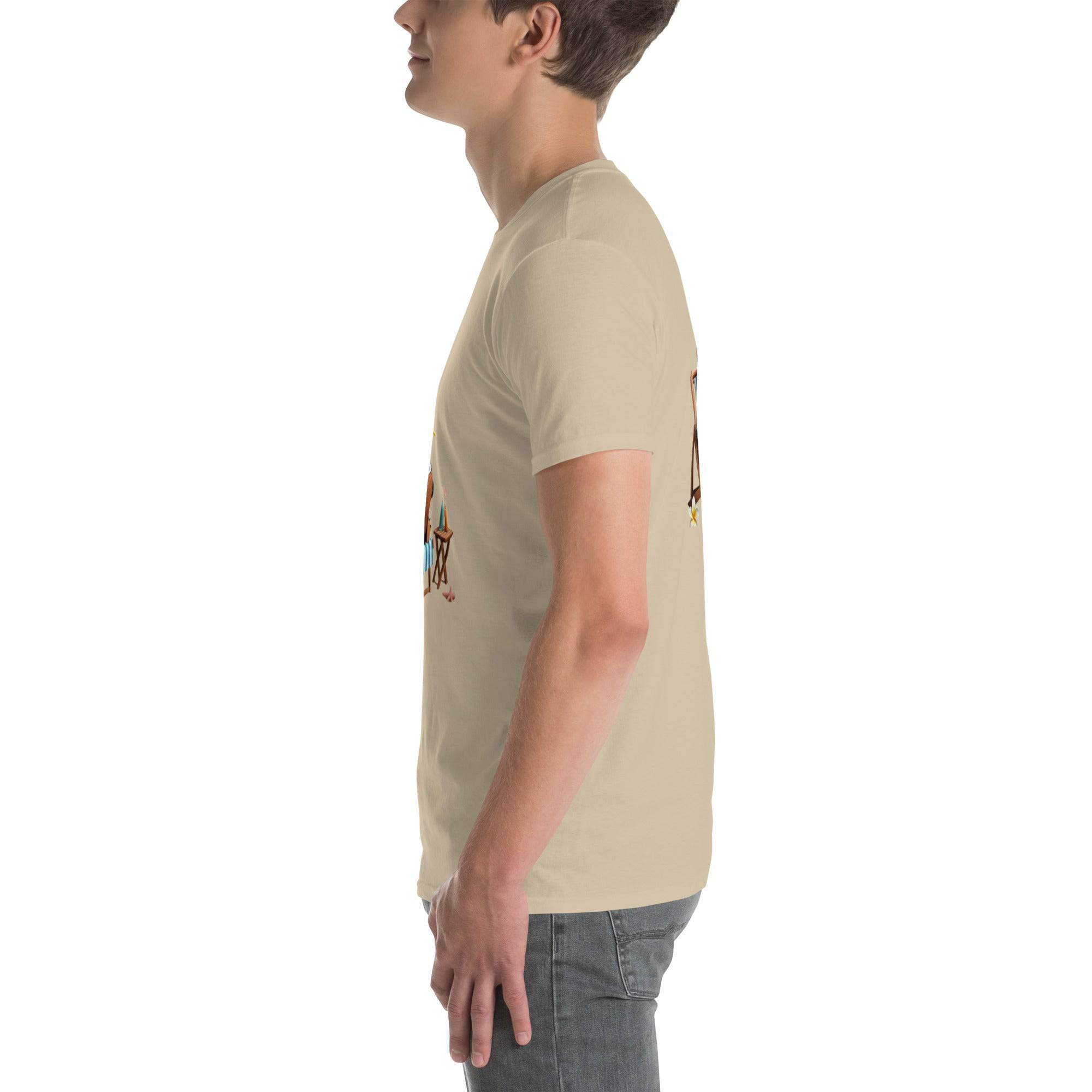 Short Sleeve Cotton T-Shirt - 100% Ring - Spun Cotton, Soft, Comfortable, Durable Fit for Everyone - USASTARFASHION
