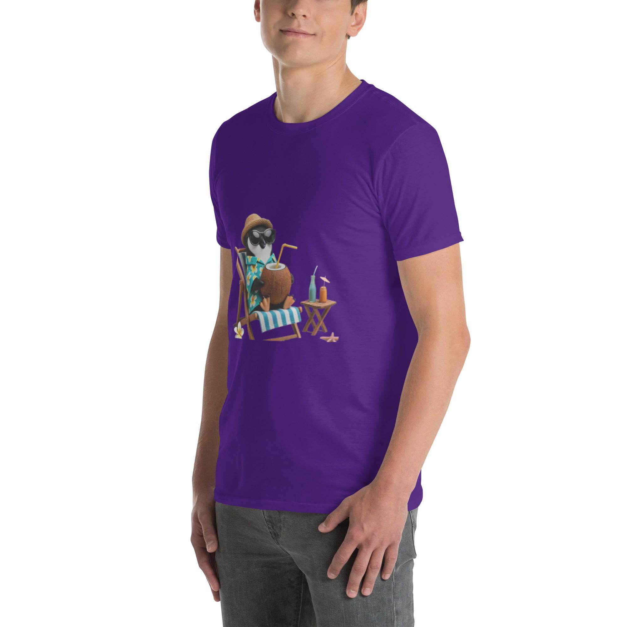 Short Sleeve Cotton T-Shirt - 100% Ring - Spun Cotton, Soft, Comfortable, Durable Fit for Everyone - USASTARFASHION