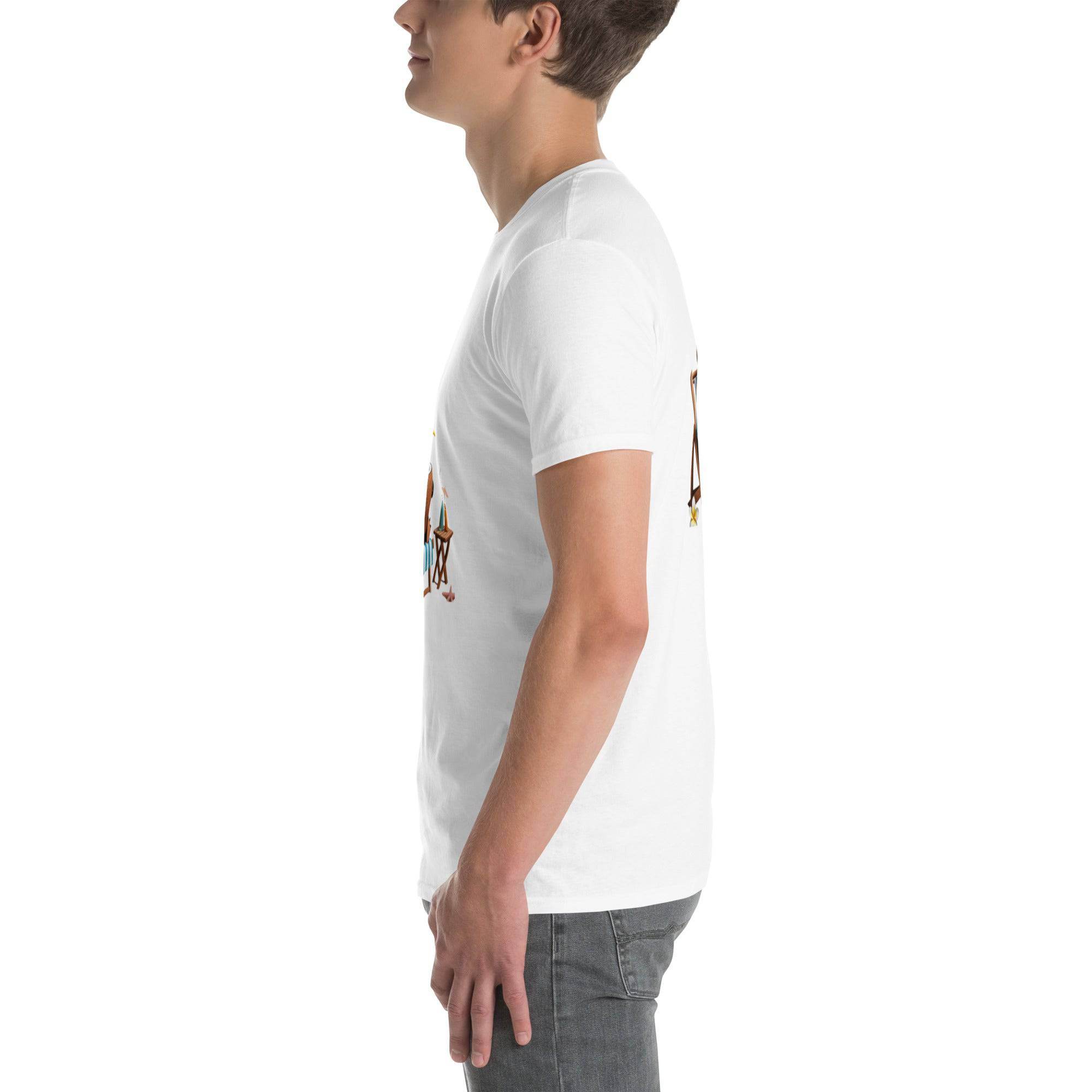 Short Sleeve Cotton T-Shirt - 100% Ring - Spun Cotton, Soft, Comfortable, Durable Fit for Everyone - USASTARFASHION