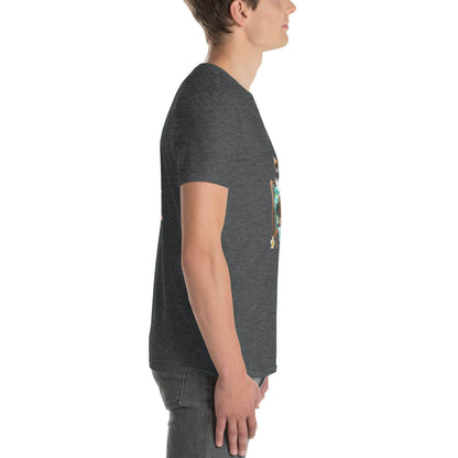 Short Sleeve Cotton T-Shirt - 100% Ring - Spun Cotton, Soft, Comfortable, Durable Fit for Everyone - USASTARFASHION