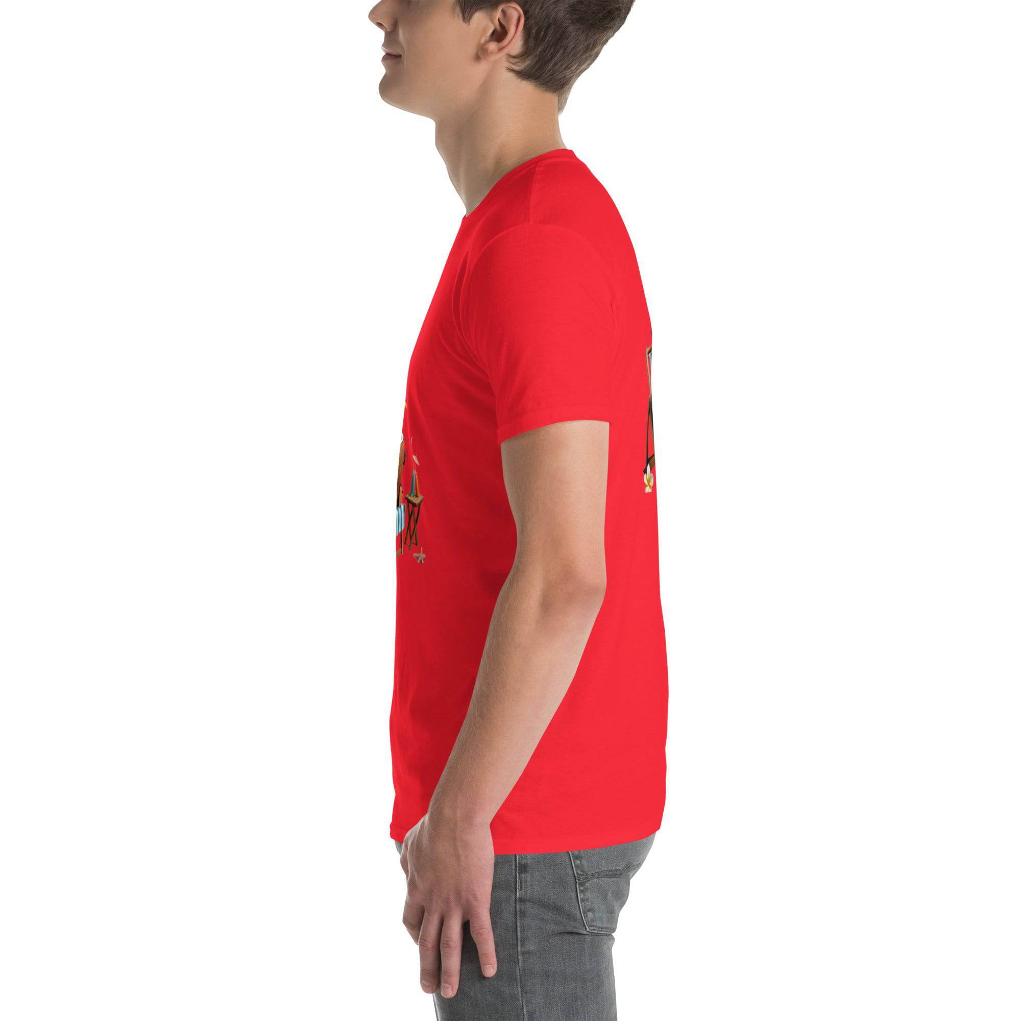 Short Sleeve Cotton T-Shirt - 100% Ring - Spun Cotton, Soft, Comfortable, Durable Fit for Everyone - USASTARFASHION