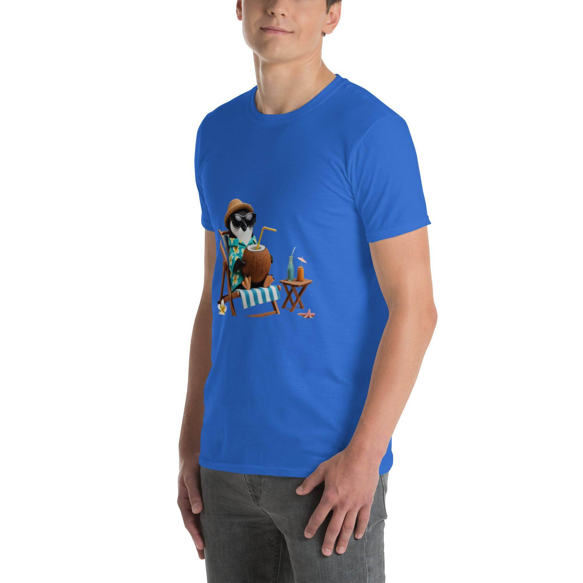 Short Sleeve Cotton T-Shirt - 100% Ring - Spun Cotton, Soft, Comfortable, Durable Fit for Everyone - USASTARFASHION
