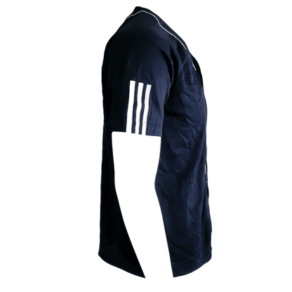 Adidas Jersey Three Stripe Life Graphic, Black & White, M Size, Established 1949 Edition - USASTARFASHION