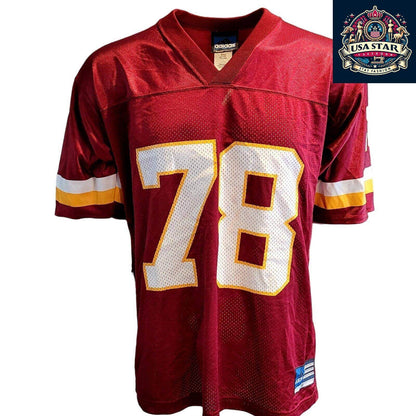 Adidas Vintage Football Jersey Maroon M B. Smith 78 with Breathable Mesh and Bold Accents - USASTARFASHION